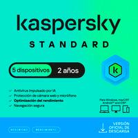 ESD KASPERSKY STANDARD 5 DISP 2 AÑOS