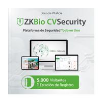 LICENCIA PARA ZKBIO CVSECURITY PERMITE LA GESTION DE 5 MIL VISITANTES Y 1 ESTACION DE REGISTRO