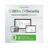 LICENCIA PARA ZKBIO CVSECURITY PERMITE GESTIONAR HASTA 5 PUERTAS PARA CONTROL DE ACCESO