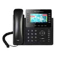 TELEFONO IP GRANDSTREAM GXP2170 / 6 CUENTAS SIP 12 LINEAS 2 PUERTOS GIGABIT BLUETOOTH CONECTOR RJ9 COMPATIBLE CON EHS Y MODULO DE EXPANSION PANTALLA LCD A COLOR SOPORTA POE E INCLUYE ELIMINADOR