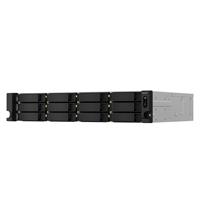 NAS QNAP TS-1264U-RP-4G/FUENTE REDUNDANTE/ 12 BAHIAS SATA HDD 3,5/RACK 2U/NUCLEO CUADRUPLE 2.0 GHZ/4GB DDR4 HASTA 16GB/2 PTO 2,5 LAN GBE/ USB 3.2 X2 /HOTSWAP/ NO INCLUYE DISCOS