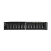 QNAP 24-BAY 2U ALL-FLASH NAS, NVME GEN 4 X4, DUAL INTEL® XEON® SILVER 4314Y PROCESSOR (UP TO 3.4 GHZ), 128GB RDIMM ECCC DDR4 RAM, 4 X 2.5GBE LAN, 2 X 25GBE SFP28 SMARTNIC PORT, 4 X PCIE EXPANSION SLO