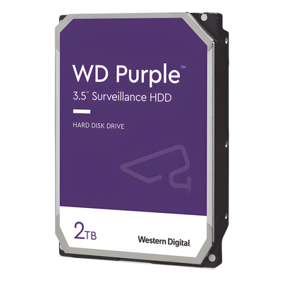 Disco Duro PURPLE de 2TB / 3 AÑOS DE GARANTÍA / Para Videovigilancia