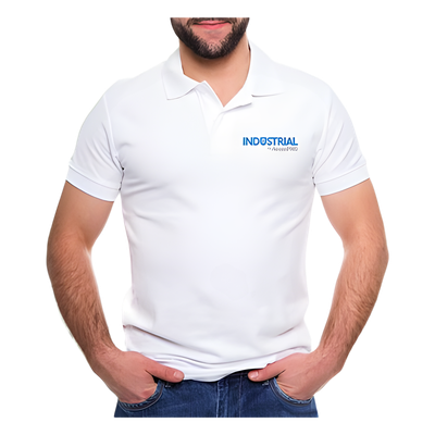 Playera Tipo Polo Color Blanco INDUSTRIAL by AccessPRO