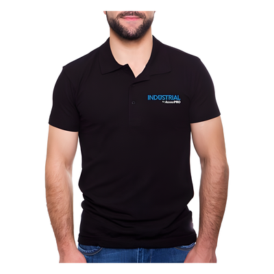 Playera Tipo Polo Color Negro INDUSTRIAL by AccessPRO