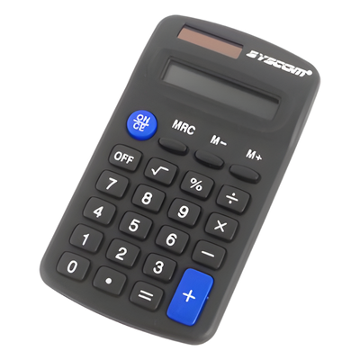 Calculadora Elegante - Logo SYSCOM / epcom