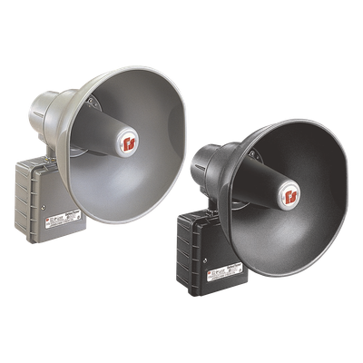 Altavoz amplificado 302GC SelecTone® de 30 W, para ubicaciones peligrosas Aprobado por CSFM y Listado por UL y cUL, 120 VCA