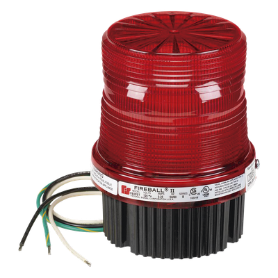Estrobo fireball Para Ubicaciones Peligrosas, UL y cUL, 120 Vca, rojo