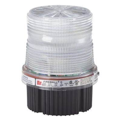 Fireball® LED Luz de advertencia Listado por UL y cUL 12-24 VCD Color Claro