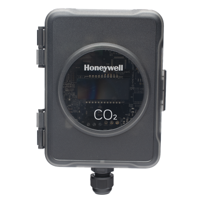 Sensor de CO2 para ducto de aire con pantalla LCD, NDIR de doble longitud de onda y autocalibración