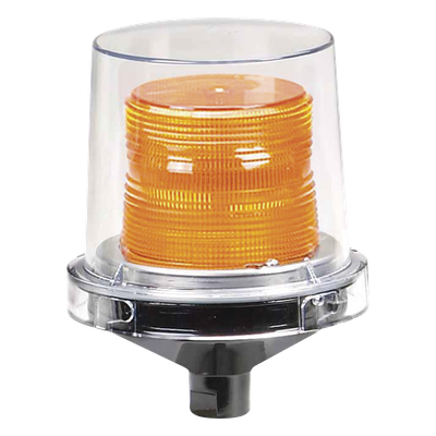 Luz de advertencia LED para ubicaciones peligrosas Electraray®, UL y cUL para Clase I, División 2, Grupos A, B, C y D; Clase II División 2, Grupos F y G; Clase III, 240 VCA, color Ámbar, parpadeo predeterminado