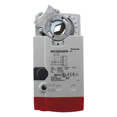 Actuador de acople directo sin retorno de resorte para damper HVAC, control modulante 24 Vac, 34 N·m (300 lb-in)