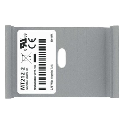 Riel de montaje de 2.75 x 2 pulgadas para relevadores, sensores de corriente y fuentes de poder serie RIB
