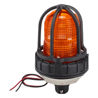 Luz de advertencia LED para ubicaciónes peligrosas, montaje tipo tubo, 24 VCD, color Ámbar