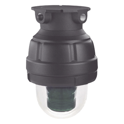 Luz de advertencia LED a prueba de explosiones, color Verde a 24 VCD Homologado UL y cUL para Clase I, División 1, Grupo C y D; Clase I, División 2, Grupos A y B; Clase II, División 1, Grupos E, F y G; Clase III