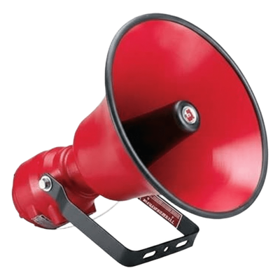 Altavoz de anunciamiento publico a prueba de explosiones AudioMaster®, 30W de Potencia, Listado UL y cUL para Clase I, División 1, Grupos B, C y D; Clase I, División 2, Grupo A, B, C y D; Clase II, División 2, Grupos F y G; Color 