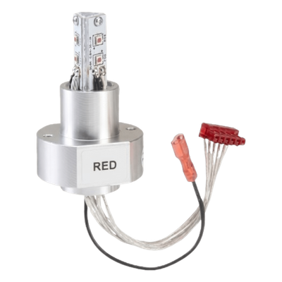 Tubo estroboscopico para series de luminarias modelo 191XL, 225XL, 27XL, Reemplazo directo del "LED Array" o matriz de diodos LED. Color Rojo