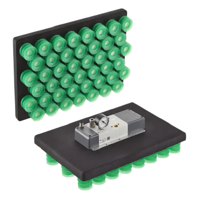 Placa de aspiración / Vacío integrado / 45 células / 400x280 mm / PNP / 2.9 kg