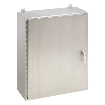 Gabinete de Pared NEMA 4X, Acero Inoxidable 316, Cierre de 3 Puntos, 914 x 914 x 305 mm