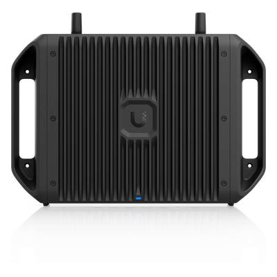 Cloud Gateway Industrial Rugerizado sin Ventilador con Puertos 10 GbE, 350W de Potencia Total para Despliegues PoE de Alta Densidad, Enrutamiento Avanzado y Almacenamiento microSD para Aplicaciones UniFi