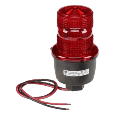 Luz de advertencia LED serie Streamline, 12- 48 Vcc, roja
