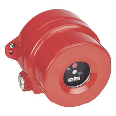 Detector de flama multiespectro QuadBand IR3+, cono de visión de 90°, alcance mayor a 60 m, a prueba de explosión, familia FSX