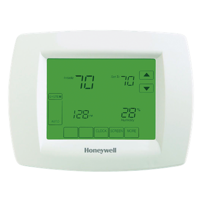 Termostato de funciones fijas BACnet para fancoil y bomba de calor, 19 aplicaciones precargadas, pantalla táctil