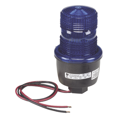 Luz de advertencia LED serie Streamline, 120 Vca, color Azul