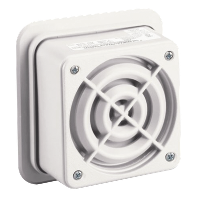 AudioMaster® Altavoz Reentrante Listado contra incendios UL de 2 Watts, De 25 Vrms color Beige