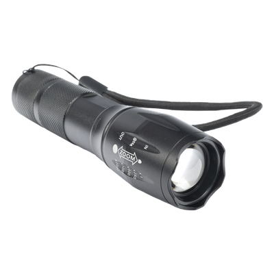 Linterna LED de Aluminio, 600 Lúmenes, IPX4, Resistente al Agua