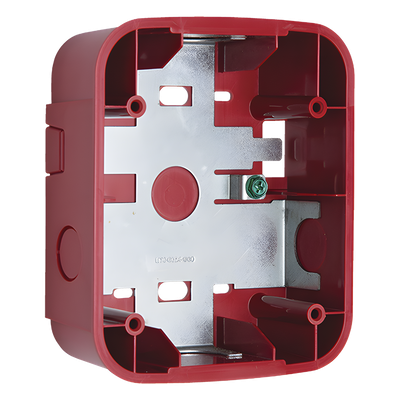 Caja de Montaje en Pared, para Sirena, Color Rojo, Nuevo Diseño Moderno y Elegante