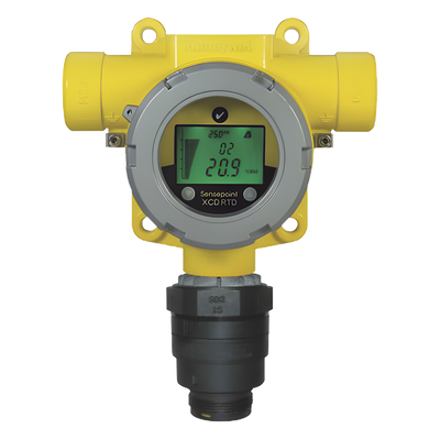 Detector remoto de gas tóxico hidrógeno (H2), 0-1,000 ppm, sensor hasta 30 m del transmisor, para áreas Clase I, División 2