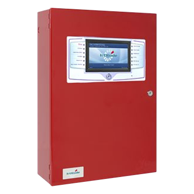 Panel De Incendio Modular, Direccionable, C/4 Ranuras, Puerta Plexi-Glass, C/4 Lazos SLC, Expandible hasta 8 Lazos SLC, Fuente 10.25A Auto-Sensing, En Ingles,Serie FireNET L@titude (0101-01440)