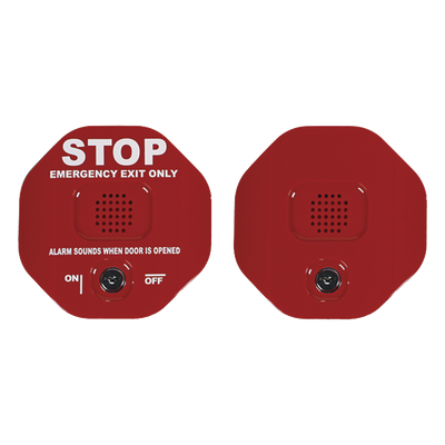 Alarma de puerta multifunción Exit Stopper® para una puerta con bocina remota 