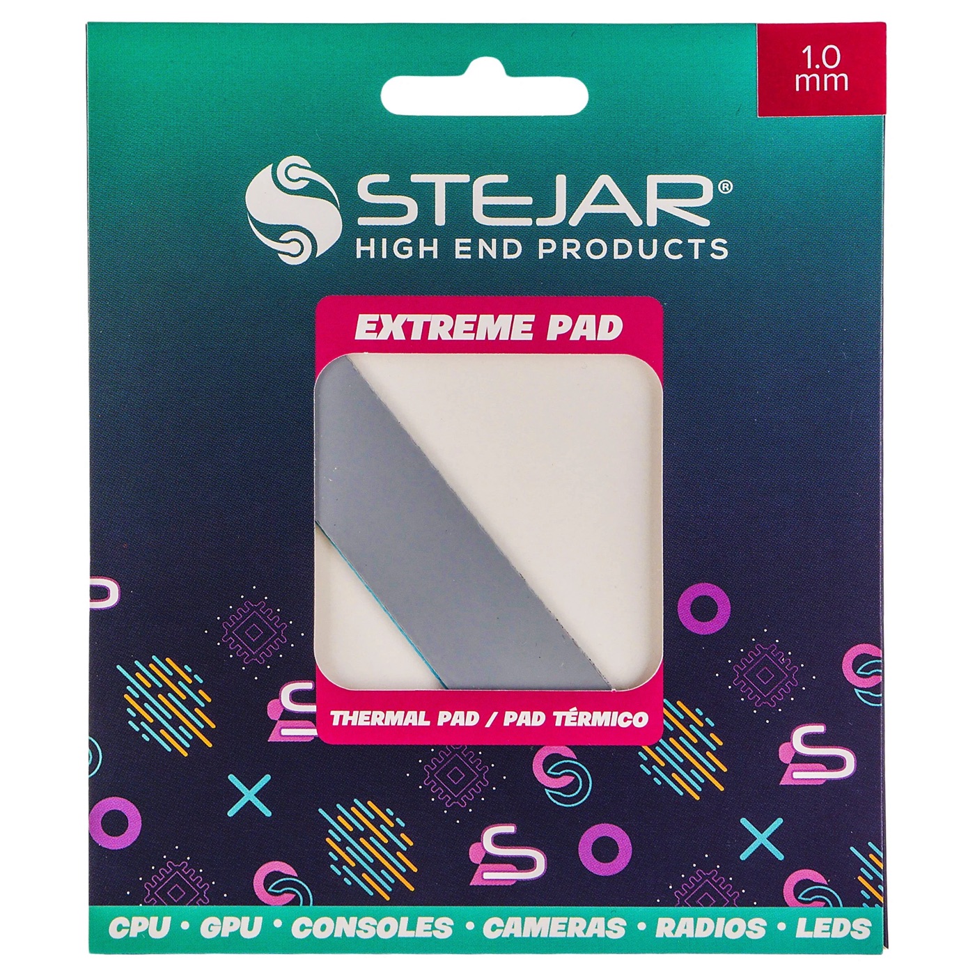 STEJAR THERMAL PAD 120X20X1.0MM 12.8 W/MK EXTREME ALTO RENDIMIENTO