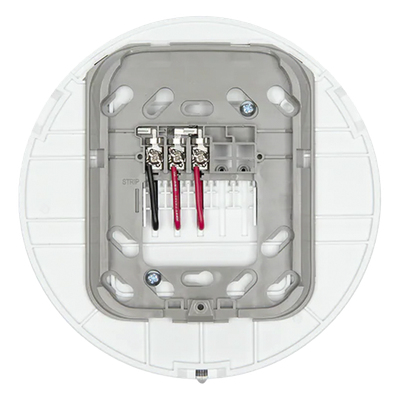 Base audiovisual inalámbrica direccionable para montaje en techo, color blanco, línea SWIFT compatible con paneles Fire-Lite
