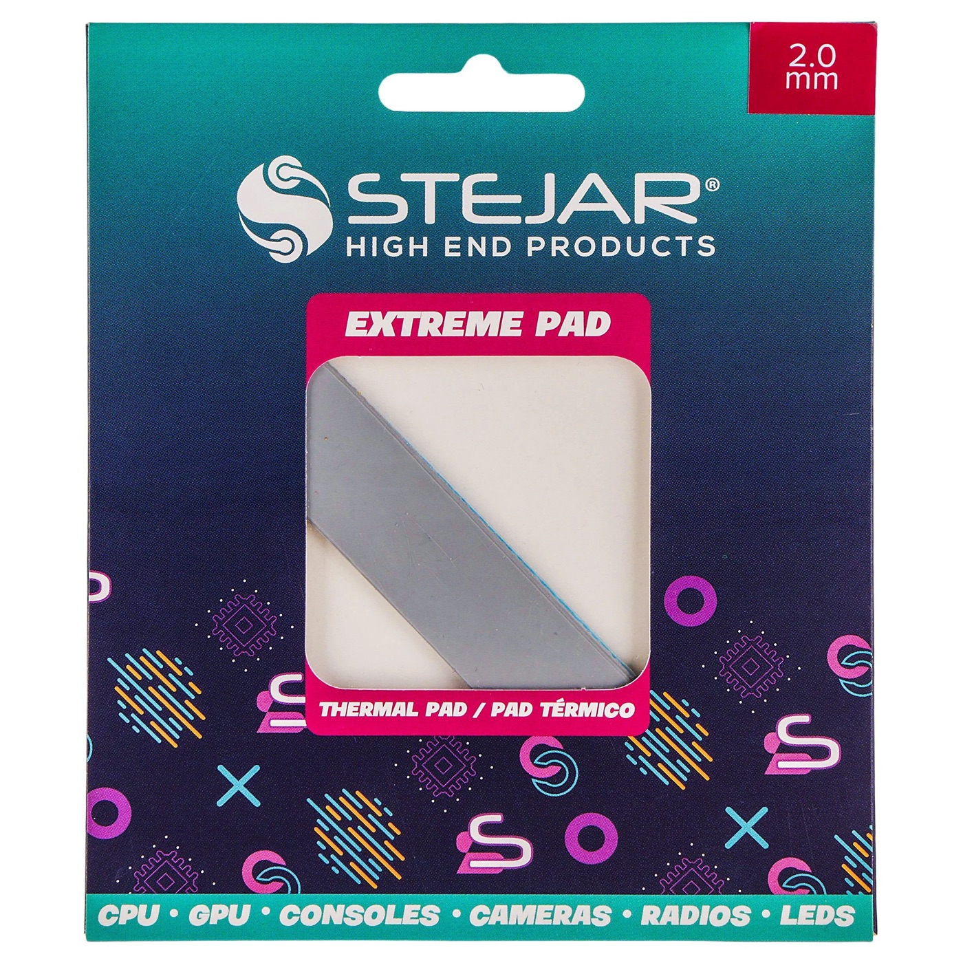 STEJAR THERMAL PAD 120X20X2.0MM 12.8 W/MK EXTREME ALTO RENDIMIENTO