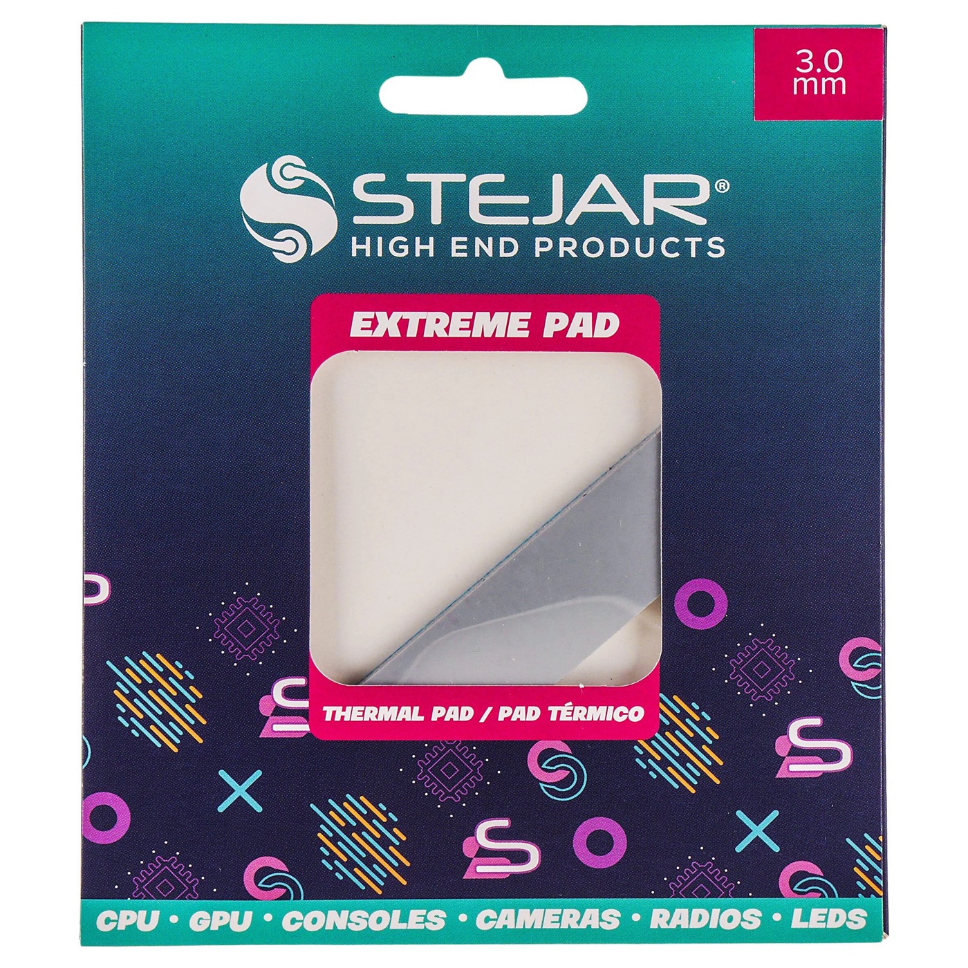 STEJAR THERMAL PAD 120X20X3.0MM 12.8 W/MK EXTREME ALTO RENDIMIENTO