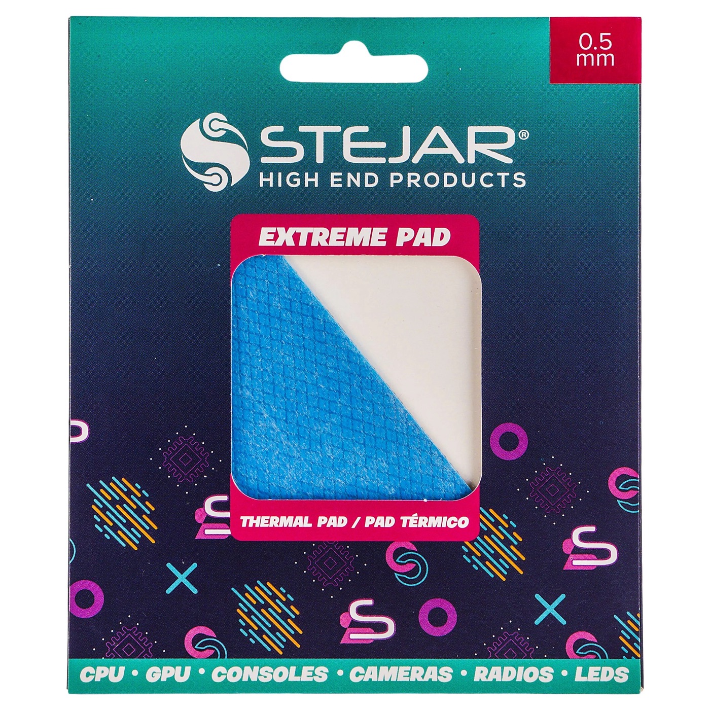 STEJAR THERMAL PAD 95X45X0.5MM 12.8 W/MK EXTREME ALTO RENDIMIENTO
