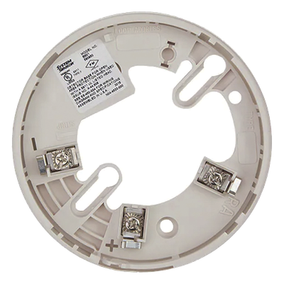 Base de conexión de 4 pulgadas para detector de humo inteligente direccionable, función antivandálica, color marfil