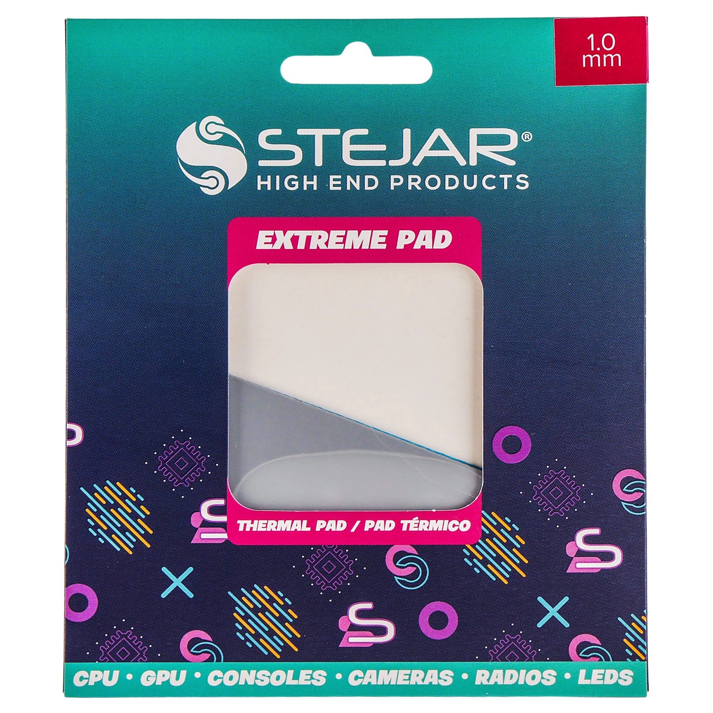 STEJAR THERMAL PAD 95X45X1.0MM 12.8 W/MK EXTREME ALTO RENDIMIENTO