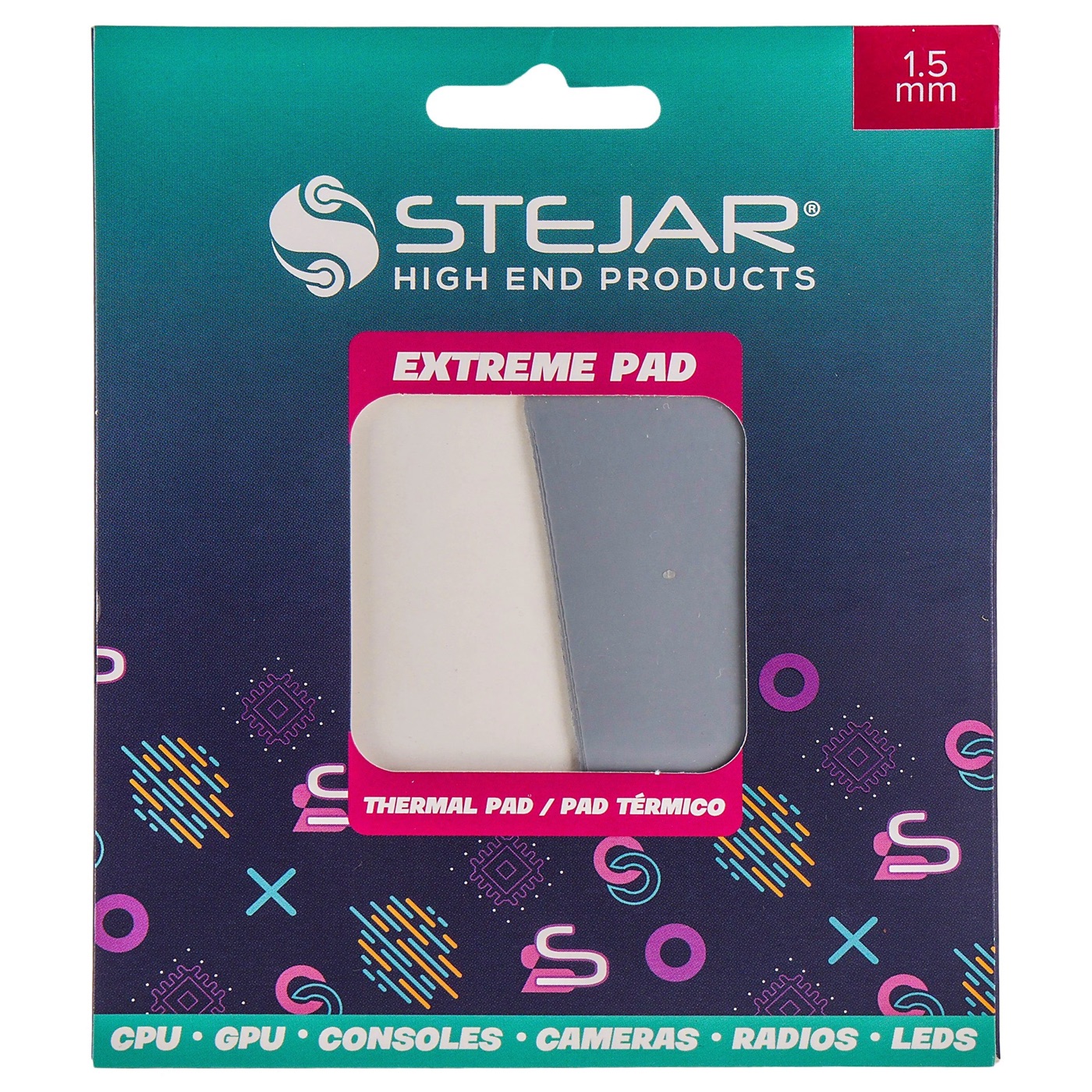 STEJAR THERMAL PAD 95X45X1.5MM 12.8 W/MK EXTREME ALTO RENDIMIENTO