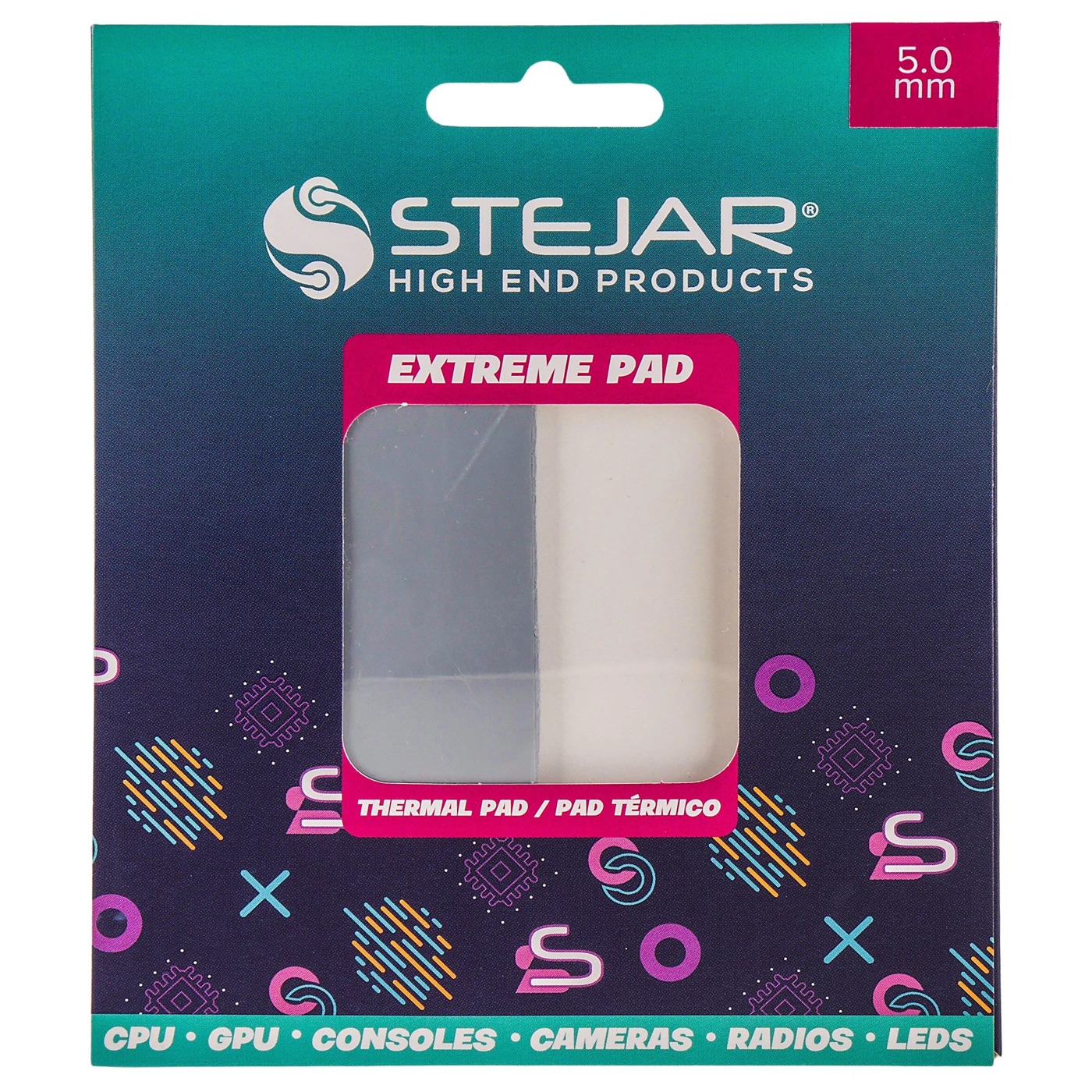 STEJAR THERMAL PAD 95X45X5.0MM 12.8 W/MK EXTREME ALTO RENDIMIENTO