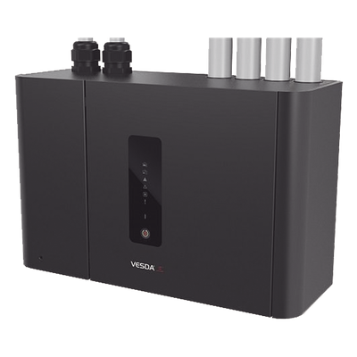 Detector de Humo por Aspiración / Direccionable / 1 Zona / 4 Tuberías 