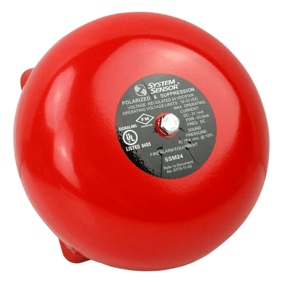 CAMPANA P/ALARMA D/INCENDIO 10 IN, 24 VCD / 81 DB