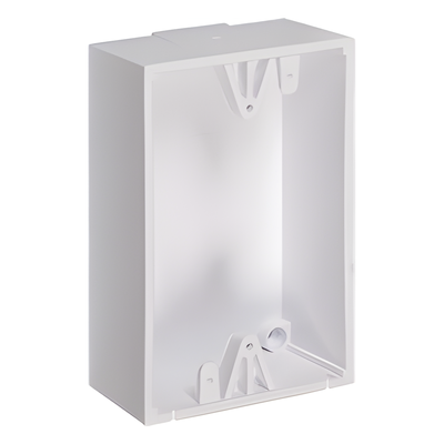 Caja trasera de montaje color blanco para Estaciones de Parada STOPPER