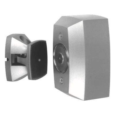 Sujetador Electromagnético de Puerta para Montaje en Pared con Cableado Superficial, 12-120 V, Hasta 40 lb de Sujeción