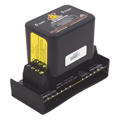 Protector modular para 2 pares, campo reemplazable, con base, circuito de 5 V