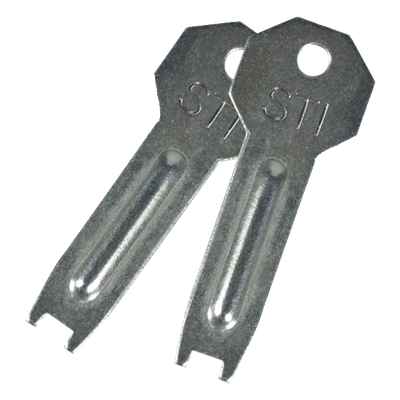 Dos llaves de manipulación EXIT STOPPER® STI-6400