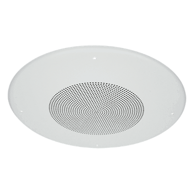 Bocina de 8 Pulgadas para Montaje en Techo, Configuración de Hasta 8 Watts, Color Blanco.